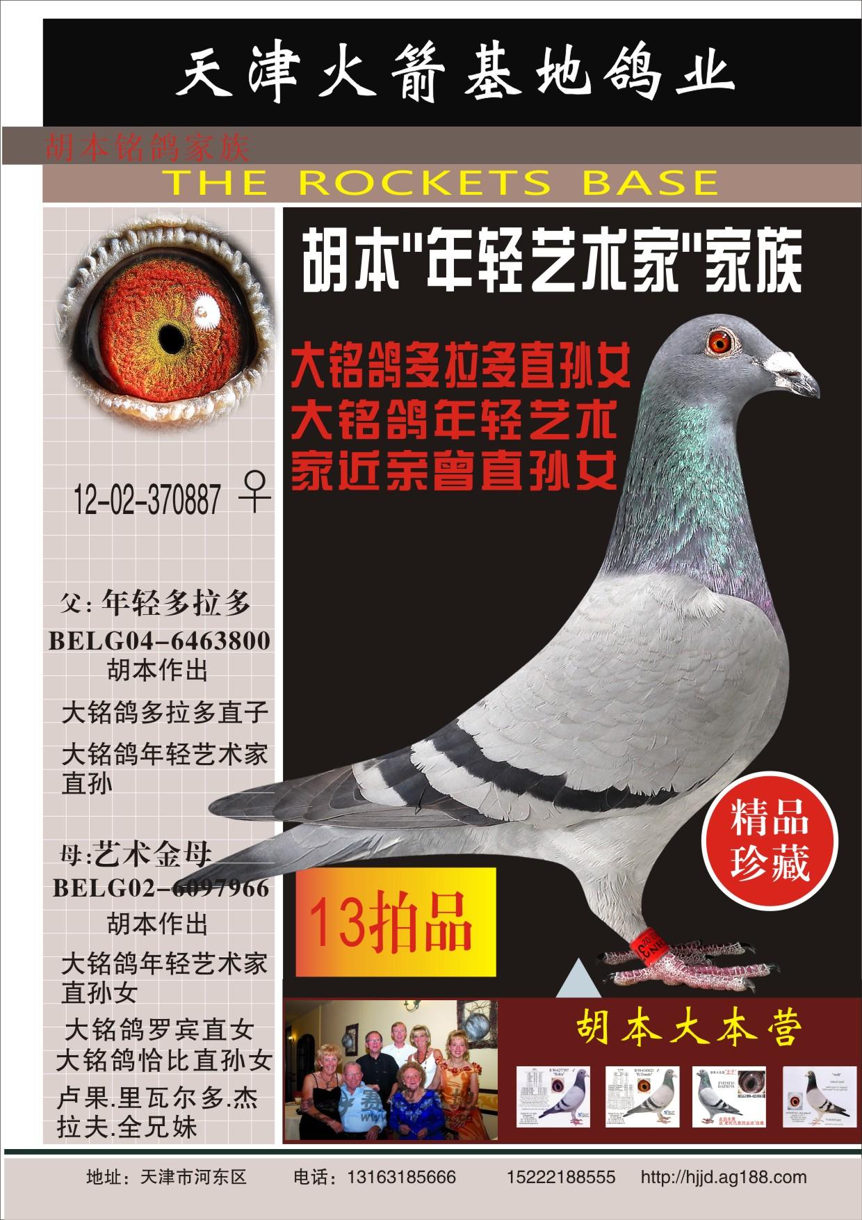 天津火箭基地鸽业 - 中信网铭鸽展厅 www.ag188.com